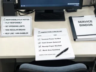Responsible play desk