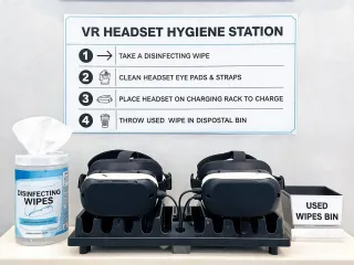 VR hygiene station